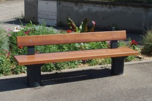 Banc Era simple lames bois Banc Era simple