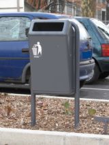 Corbeille Capitole Std 50L avec arceau peint Corbeille Capitole 50L avec arceau peint