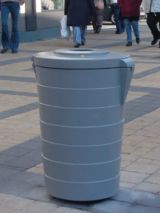 Corbeille Lotus fonte aluminium 65L Corbeille Lotus fonte aluminium 65L