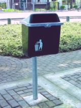 Corbeille Omnipole 35L décrochable pour vidage Corbeille Omnipole 35L