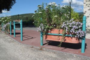 Jardinière Ceranova sur structure berceau Gigogne Jardinière Ceranova sur Gigogne