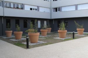 Pot classique Sito Ceranova brut teinté dans la masse Pot Sito Ceranova brut