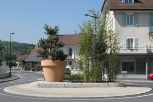 Pot classique géant Sito Ceranova brut teinté dans la masse Pot classique géant Sito Ceranova brut